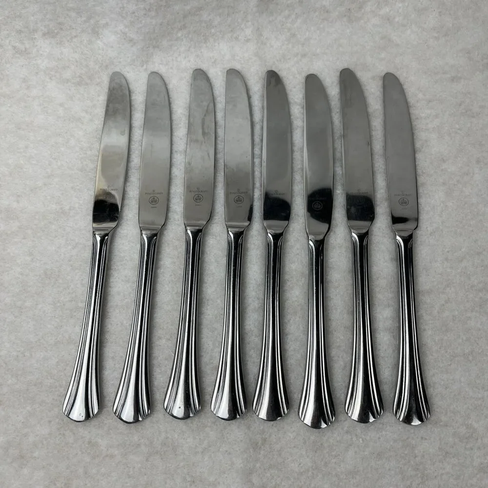Lot Of 8 Pfaltzgraff MARGATE Dinner Knives 8 7/8